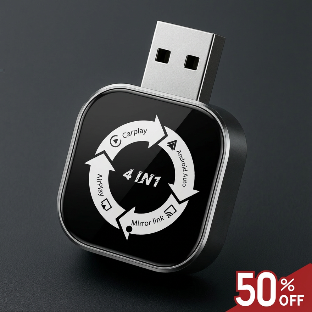 Adapter CarPlay bezprzewodowy 4 w 1