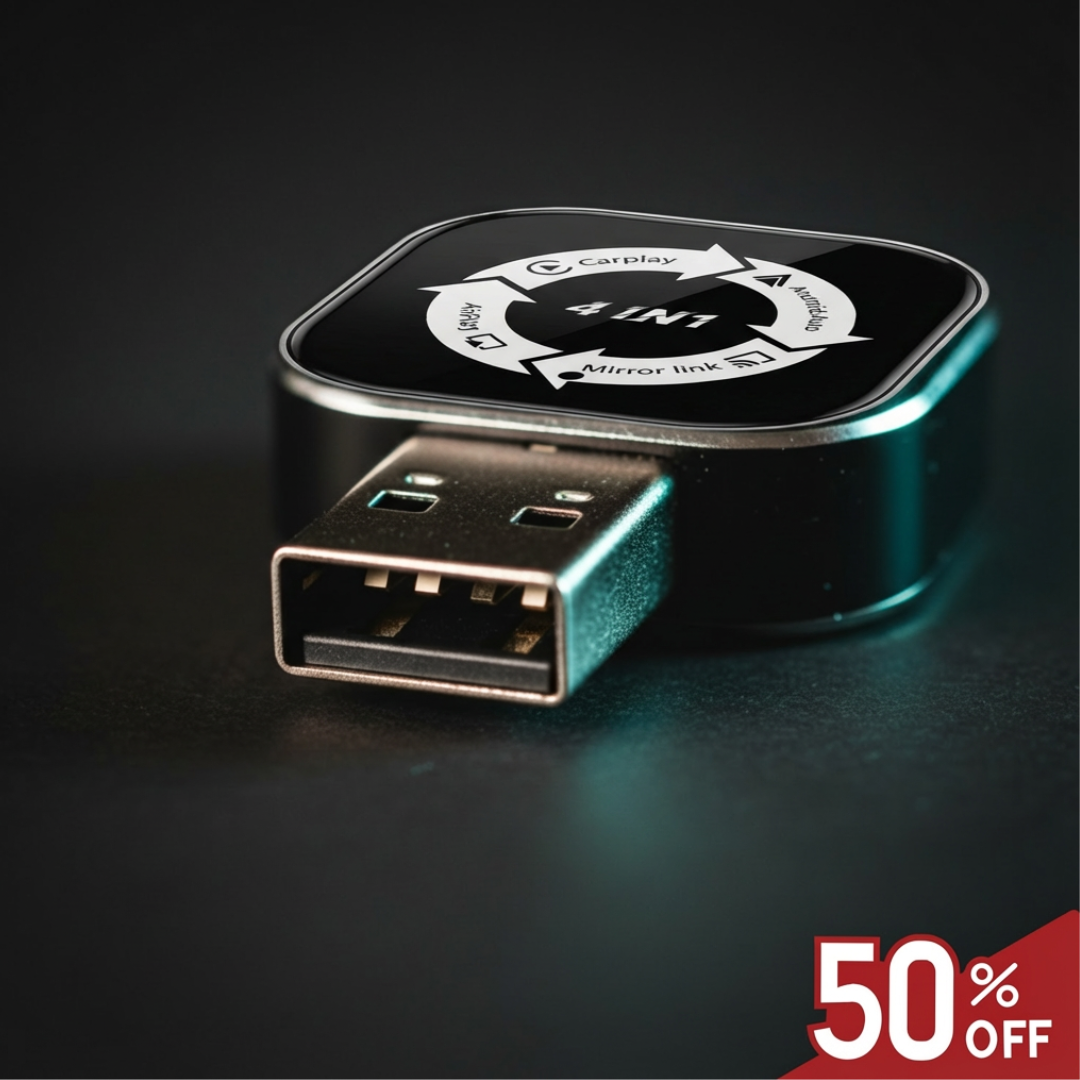 Adapter CarPlay bezprzewodowy 4 w 1